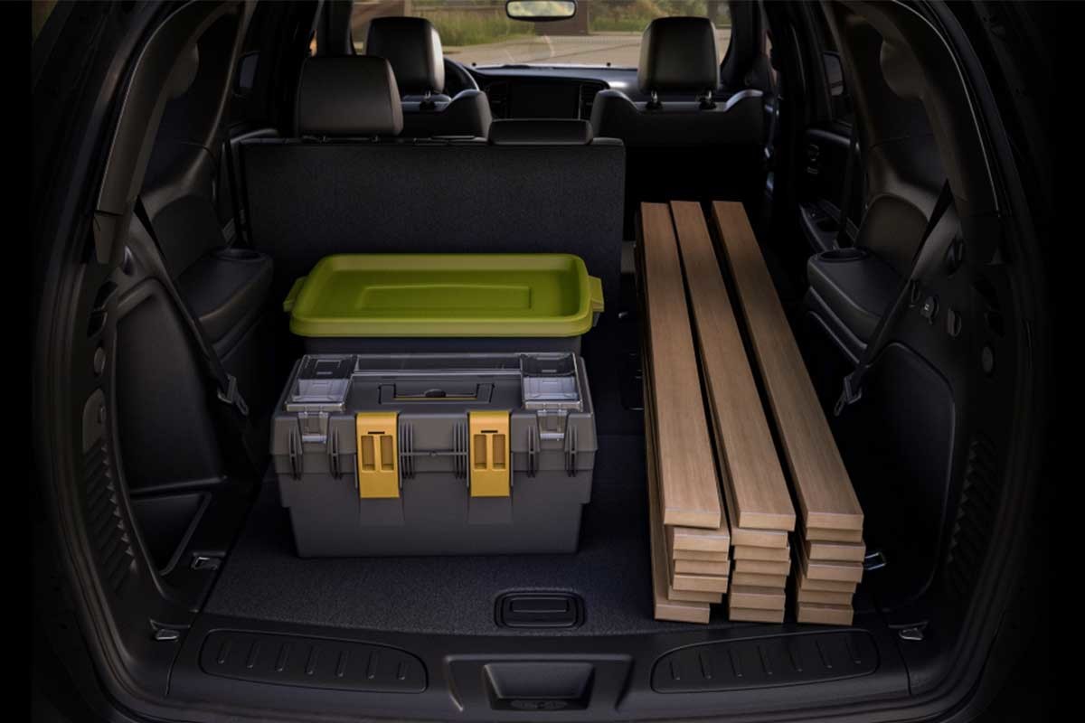 Dodge Durango spacious interior and cargo space